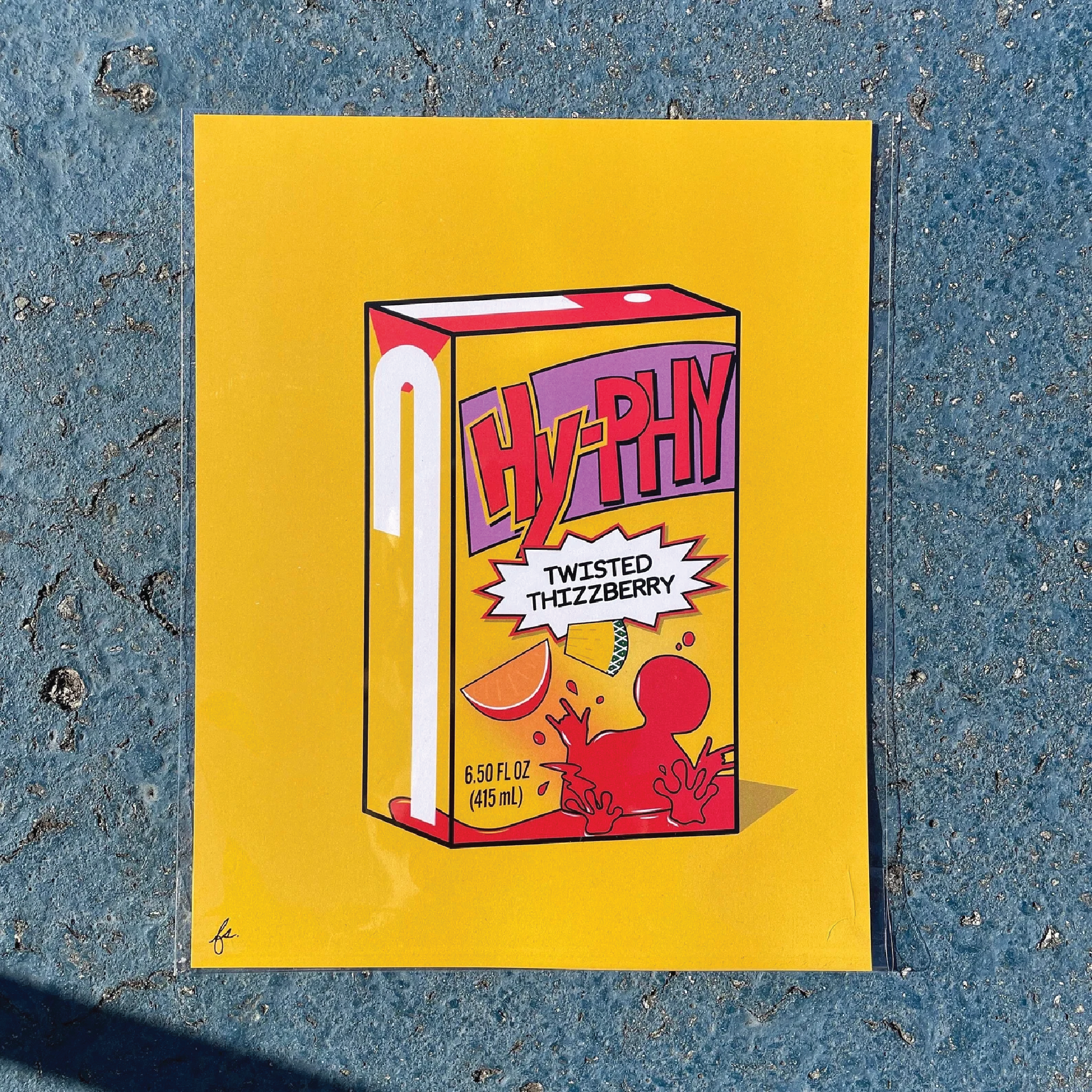 Hy-Phy Juice Art Print